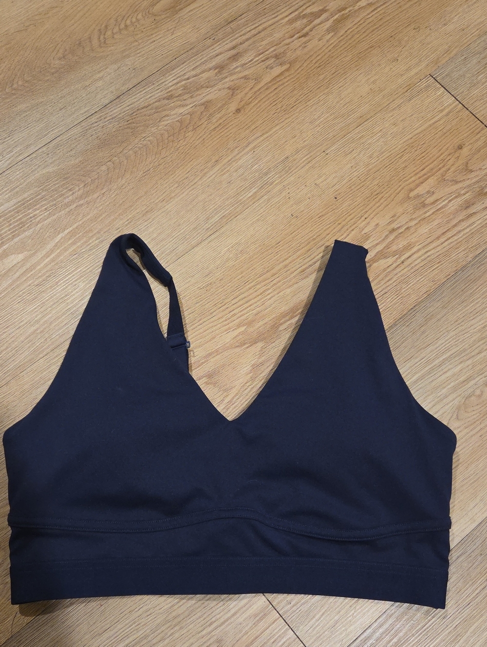 Fabletics Black V-Neck Wireless Bralette